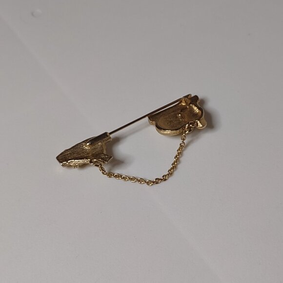 Gold Tone Koala Bear Stick Pin - Picture 9 of 10